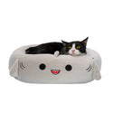 Squishmallows Plush Bolster Pet Bed, Gordon the Shark