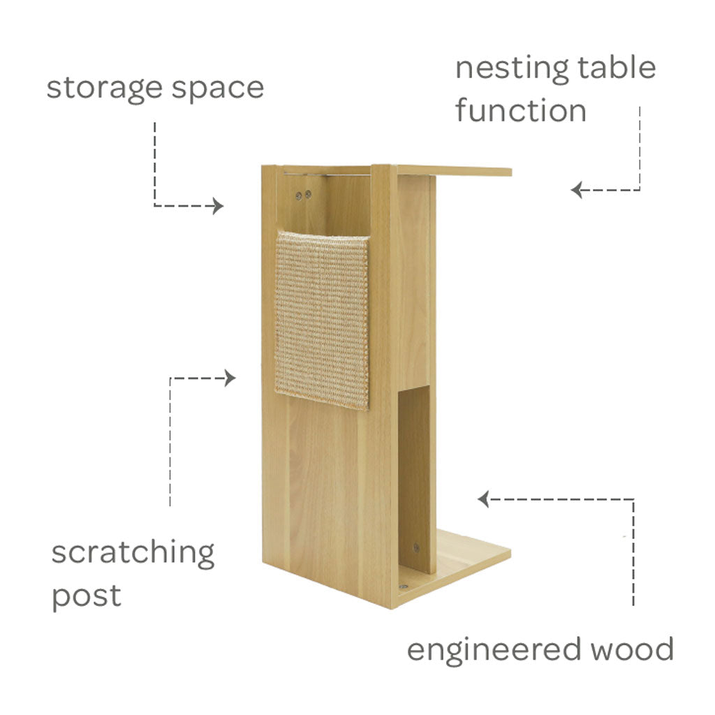 4 Cats & Dogs Jewl Nesting Table