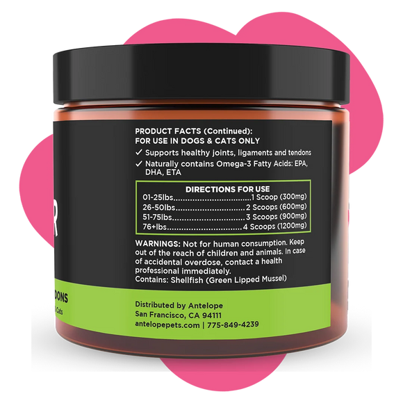 Super Snouts Joint Power Health Supplement for Dogs & Cats