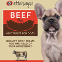 Etta Says! Beef Deli Sausages Meat Treats for Dogs