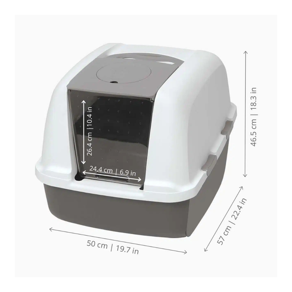 Catit SmartSift Cat Litter Box with Airsift Filter System