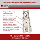 V.E.T Pharmaceuticals K-CIT-V Plus Cranberry Chewable Tablets for Dogs