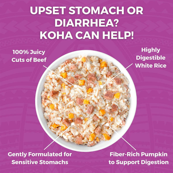 Koha Limited Ingredient Bland Diet Beef & White Rice benefits