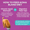Koha Limited Ingredient Bland Diet Beef & White Rice how to feed
