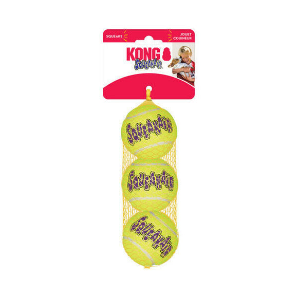 KONG Squeaker Tennis Ball Toys pack of 3 