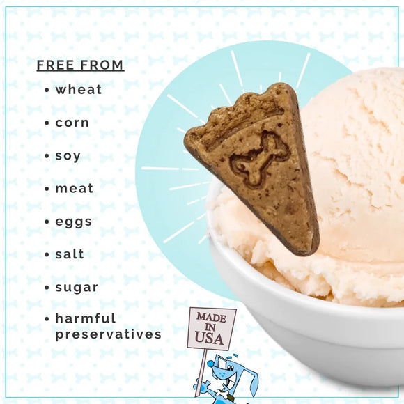 Lazy Dog Pup-PIE & Ice Cream Banana Nut Slice with Honey & Bacon Treats for Dog (5 oz) - Dog Treats 4