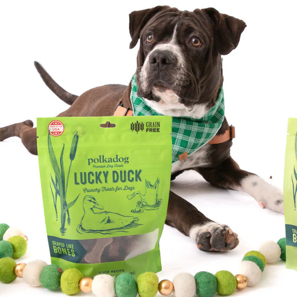 Polkadog Lucky Duck Crunchy Treats Bone Shaped for Dogs - Dog Treats 6