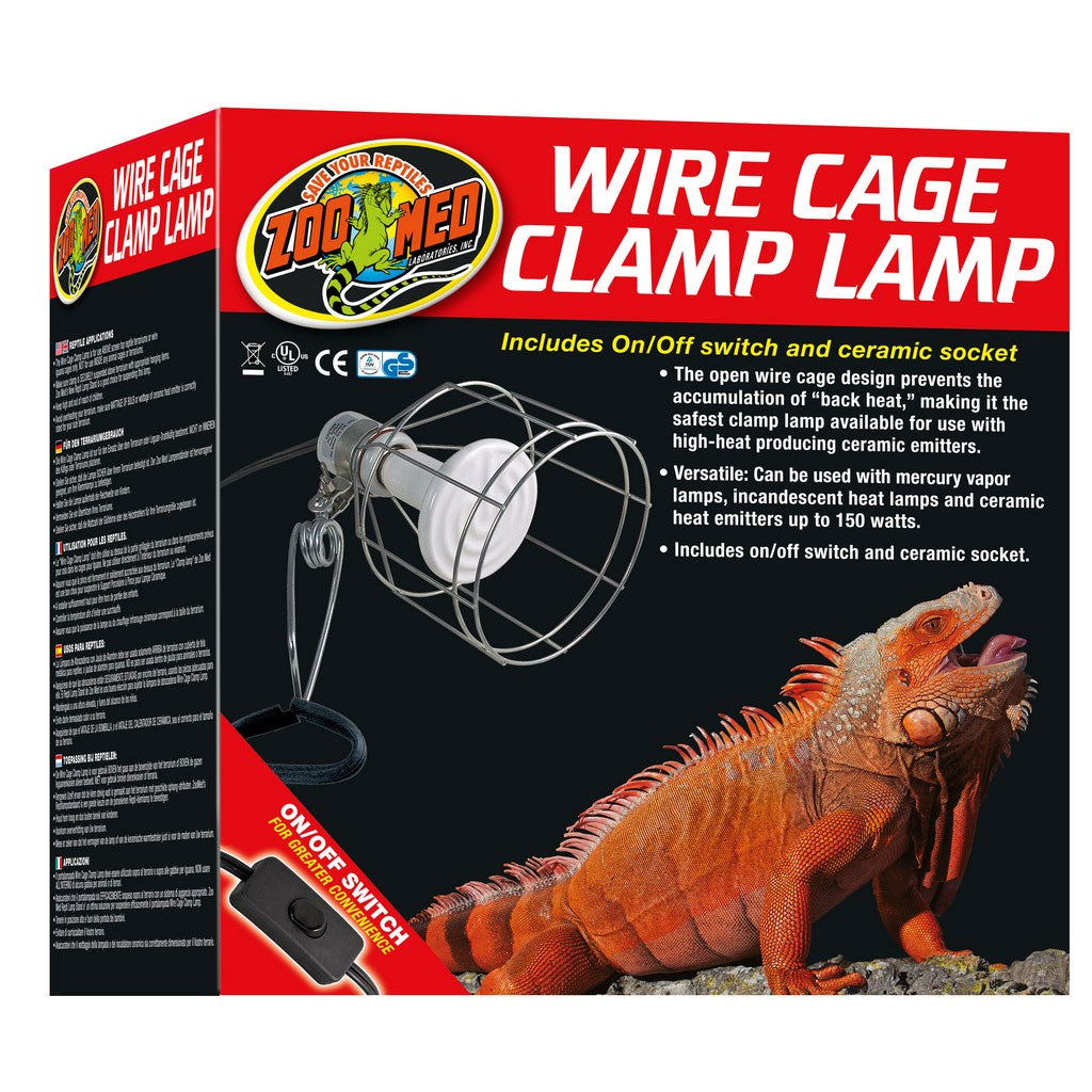 Zoo Med Wire Cage Clamp Lamp