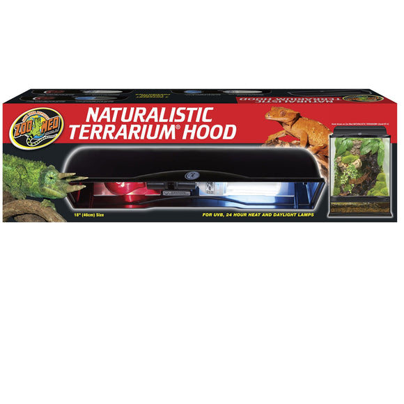 Zoo Med Naturalistic Terrarium Hood packaging on a white background