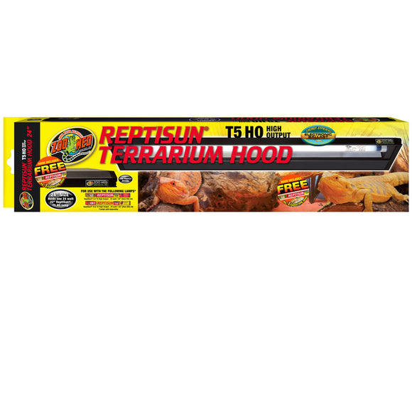 Zoo Med ReptiSun T5 HO High Output Reptile Terrarium Hood