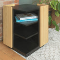 4 Cats & Dogs Leo Side Table Oak with books