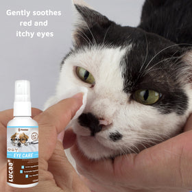 LUCAA+ Pet Probiotic Natural Eye Care Spray for Dogs, Cats & Horses (100 ml) - 0