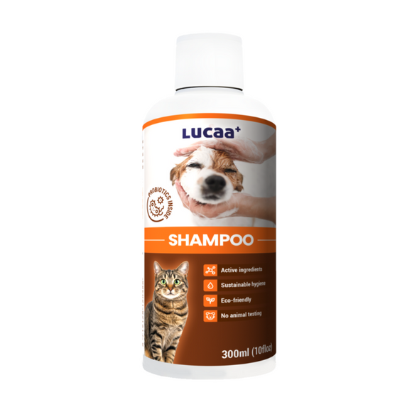 LUCAA+ Pet Probiotic Anti-Itch Shampoo for Sensitive Skin for Dogs, Cats & Horses