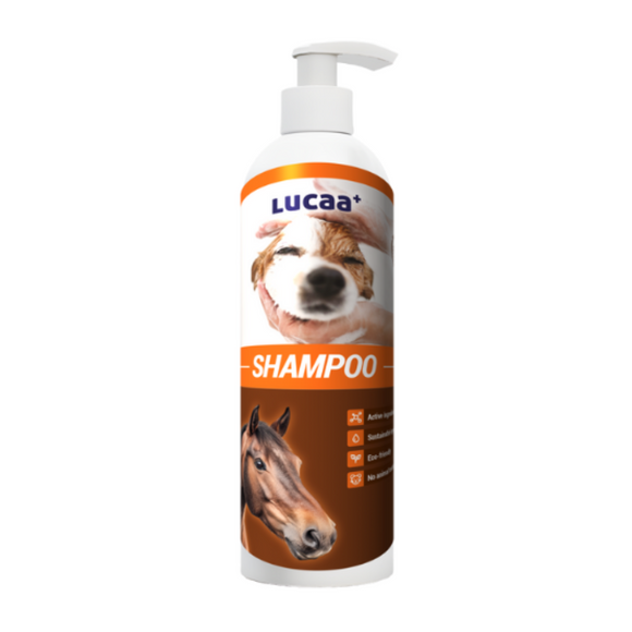 LUCAA+ Pet Probiotic Anti-Itch Shampoo for Sensitive Skin for Dogs, Cats & Horses