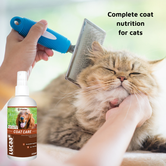 LUCAA+ Pet Coat Care Spray For Dogs, Cats & Horses (300 ml)