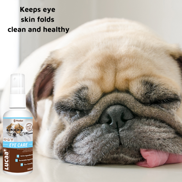LUCAA+ Pet Probiotic Natural Eye Care Spray for Dogs, Cats & Horses (100 ml)