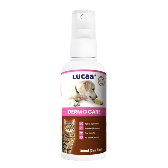 LUCAA+ Pet Probiotic Dermo Care Natural Wound Care & First Aid Spray, 100 ml