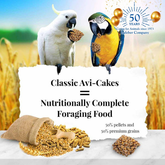 Lafeber Classic Avi-Cakes Macaw & Cockatoo Treats (1 lb)