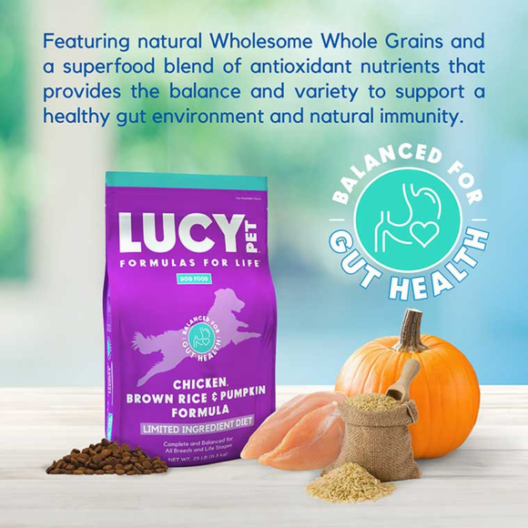 Lucy Pet Formulas For Life Limited Ingredient Chicken, Brown Rice & Pumpkin Dry Dog Food