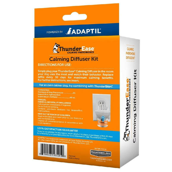 ThunderEase Calming Diffuser For Dogs 30 Days Refill Kit