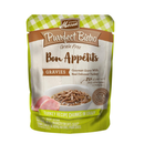 Merrick Purrfect Bistro Grain Free Bon Appetits Gravies Adult Wet Cat Food, Turkey Recipe Chunks in Gravy (3 oz x 24 pouches)-1