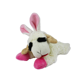Multipet Easter Lamb Chop Plush Dog Toy - 0