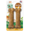 Nylabone Healthy Edibles Natural Long Lasting Chicken Flavor Dog Chew Treat, medium/wolf