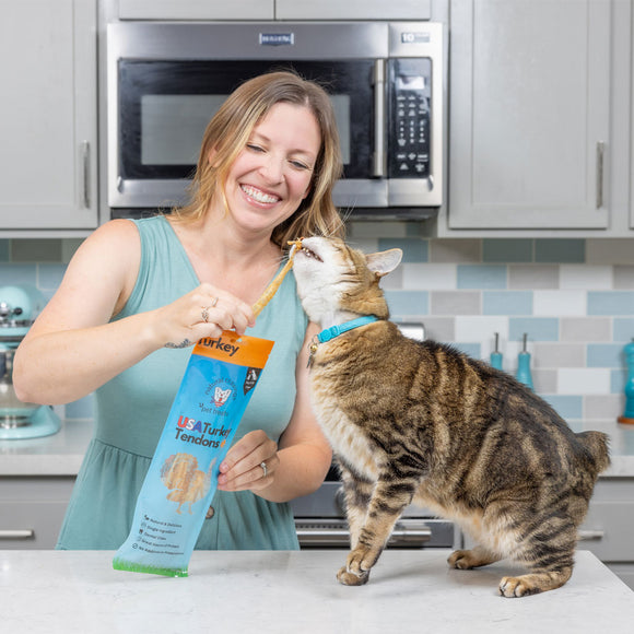 Natural Cravings USA Turkey Tendons Chew for Dogs & Cats