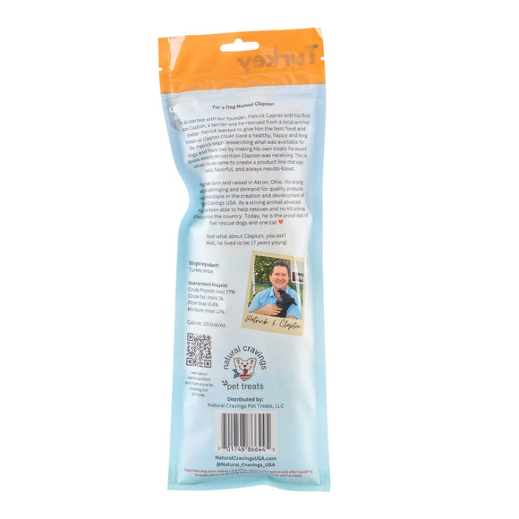 Natural Cravings USA Turkey Tendons Chew for Dogs & Cats