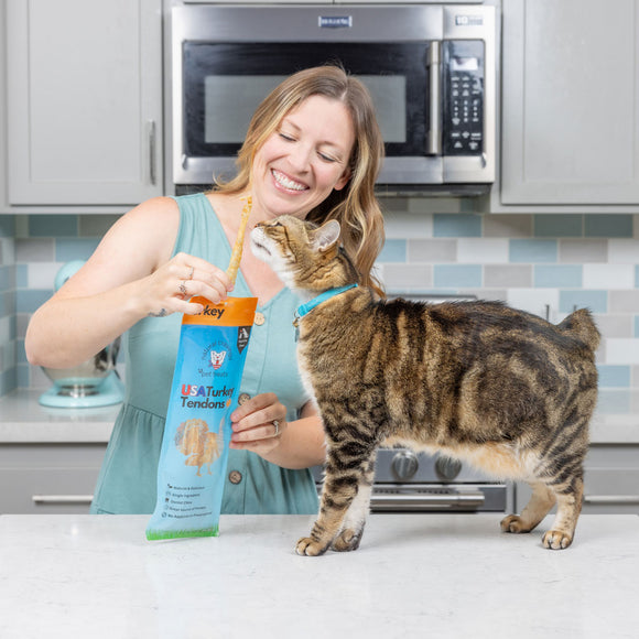 Natural Cravings USA Turkey Tendons Chew for Dogs & Cats