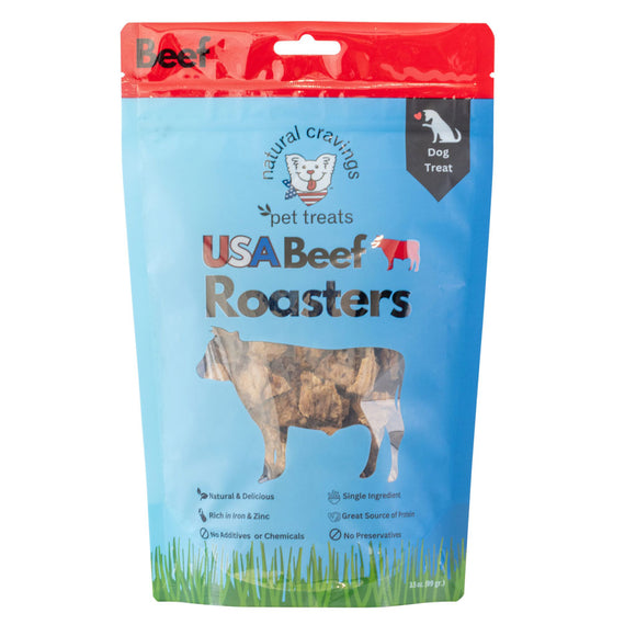 Natural Cravings USA Beef Roasters Dog Chew