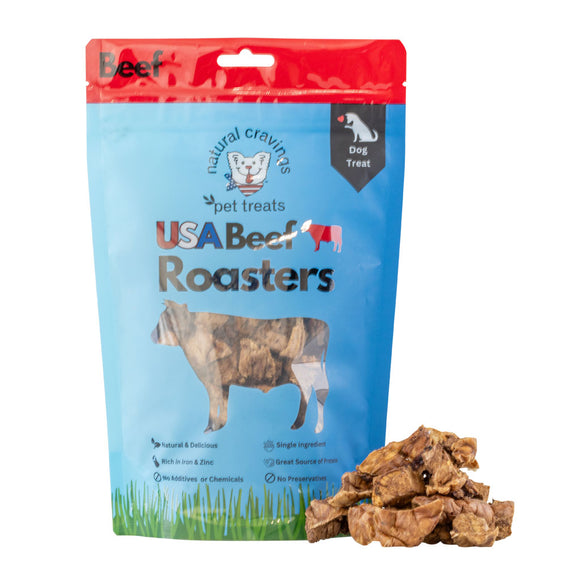 Natural Cravings USA Beef Roasters Dog Chew, 3.5-oz