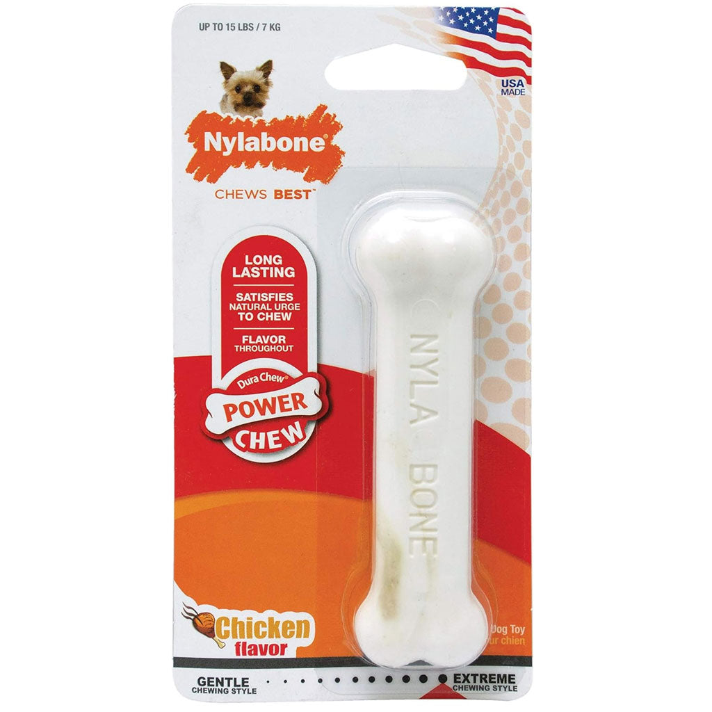 Nylabone Power Chew Durable Dog Toy Chicken, Xsmall/petite