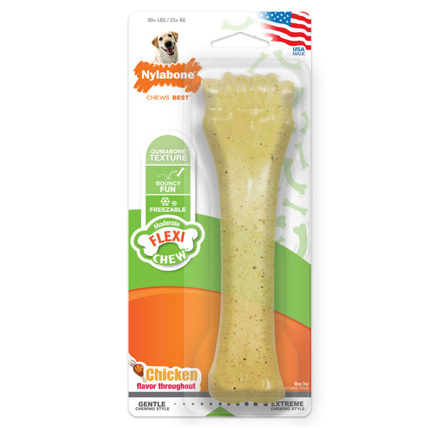 Nylabone Moderate Flexi Chew Chicken Flavor Dog Toy, X-Large/Souper