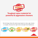 Nylabone Power Chew Donut Bacon Glazed Flavor Dog Toy