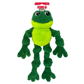 Kong Knots Frog Squeaky Plush Toy For Dogs (Large/X-Large) - 0