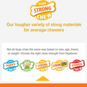 Nylabone Strong Toasted Marshmallow Stick & Peanut Butter Flavor Tough Dog Chew Toy