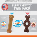 Nylabone Just for Puppies Teething Chew Ring Flavor Medley Dog Bone