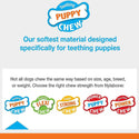 Nylabone Just for Puppies Teething Chew Ring Flavor Medley Dog Bone