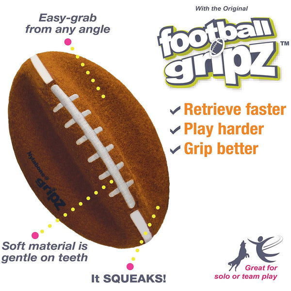 Nylabone Power Play Football Gripz Dog Toy