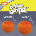 Nylabone Power Play Basketball B-Ball Gripz Dog Toy