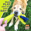 Nylabone Power Play Tennis Teddy Gripz Bear Dog Toy