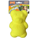 Nylabone Power Play Tennis Teddy Gripz Bear Dog Toy, Medium/Wolf