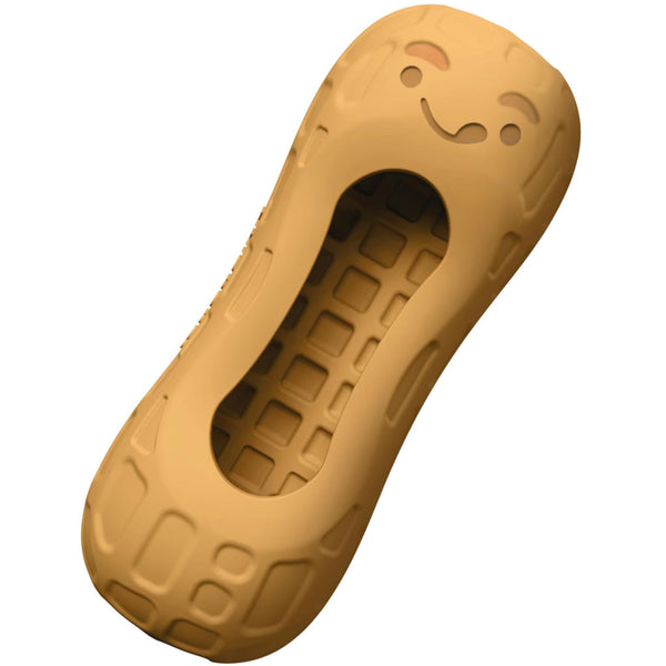 Nylabone Strong Rubber Allergen-Free Peanut Butter Flavor Tough Dog Treat Toy