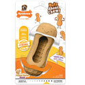 Nylabone Strong Rubber Allergen-Free Peanut Butter Flavor Tough Dog Treat Toy, Brown, Medium/Wolf