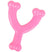 Nylabone Puppy Chew Toy Wishbone Chicken Flavor, X-Small/Petite, Pink