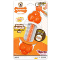 Nylabone Sneaky Snacker Bacon Flavor Dog Treat Toy, Orange, Large