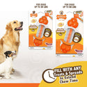 Nylabone Sneaky Snacker Bacon Flavor Dog Treat Toy, Orange