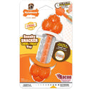 Nylabone Sneaky Snacker Bacon Flavor Dog Treat Toy, Orange, Medium