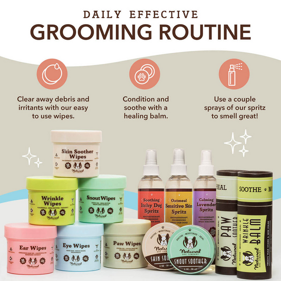 Natural Dog Company Eye Wipes for Dogs (90 wipes)